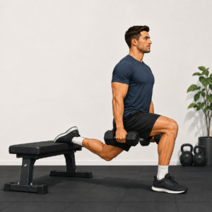 🏋️♂️ 足トレ最強「ブルガリアンスクワット」──30代・40代のあなたへ。いま脚を鍛えれば、10年後の体は変わる!:筋トレ好き伏見区醍醐辻医院のおすすめ種目!のアイキャッチ画像